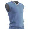 Champro Clutch Z-Cloth, Dri-Gear Reversible Basketball Jersey, Adult 2X-Large, Light Blue, White view 1