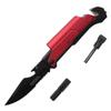 Wartech YC-S-9045-RD Spring Assisted 5 in 1 Pocket Knife, 8.5", Red view 2
