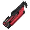 Wartech YC-S-9045-RD Spring Assisted 5 in 1 Pocket Knife, 8.5", Red view 3