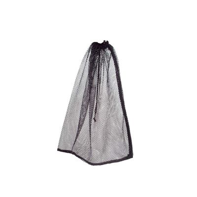 ScubaMax Drawstring MESH Bag (black Blue, Yellow, Small - 16"X20") (BLACK)