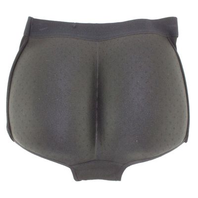 Men's Padded Butt Booster Booty Enhancer Molded Pad, Black, Size X-Large