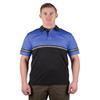 First Class Two Tone Bike Patrol Shirt with Reflective Stripes and Zipper Pocket (Royal Blue and Black) (2XL) view 1