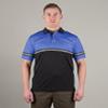 First Class Two Tone Bike Patrol Shirt with Reflective Stripes and Zipper Pocket (Royal Blue and Black) (2XL) view 3