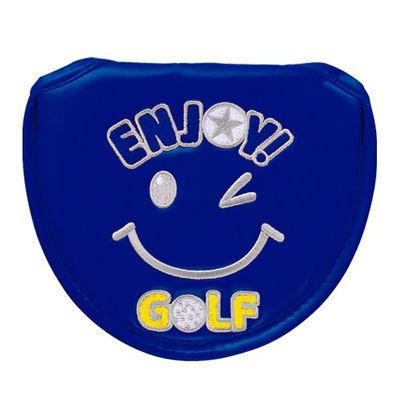 WinWin Style (uxinuxinsutairu) Year 2014, Enjoy Golf Putter Head Cover for marettotaipu Color BL PCM  712
