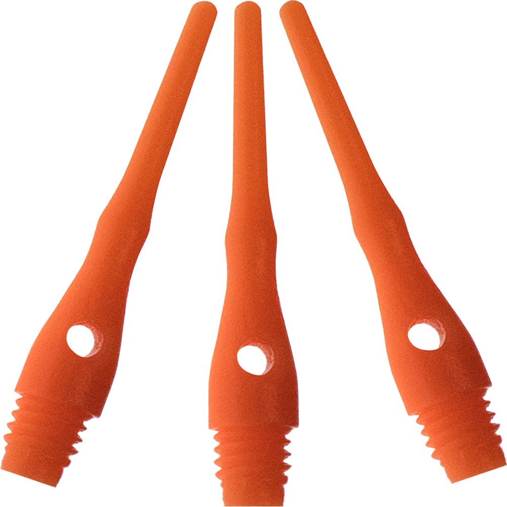 Viper Dart Accessory: Tufflex III 2BA Thread Replacement Soft Tip Dart Points, Neon Orange, 1000 Pack