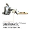 3M DBI-SALA 6160030 Lad-Saf Sleeve with Carabiner, Cam and Inertial Locking Fits 3/8"" and 5/16"" Diameter, Silver view 4