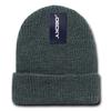 DECKY inc GI Watch Acrylic Snug fit Braided Cuffed Beanies Skull Hat 600 Heather Charcoal view 1