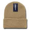 DECKY inc GI Watch Acrylic Snug fit Braided Cuffed Beanies Skull Hat 600 Khaki view 1