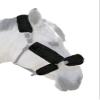 ECP Equine Comfort Products Merino Sheepskin Halter Fleece Set for Horses, 100% Natural Wool, Chafe Protection, Breathable Relief & Cushioned Comfort, Machine Washable, 6-Piece Set, Black view 1