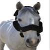 ECP Equine Comfort Products Merino Sheepskin Halter Fleece Set for Horses, 100% Natural Wool, Chafe Protection, Breathable Relief & Cushioned Comfort, Machine Washable, 6-Piece Set, Black view 3