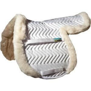 Fleeceworks Show Hunter Wool Pad, Large, White