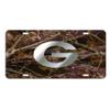 The University of Georgia Silver "G" on Camo Laser Cut Inlaid Mirror Tag view 1