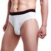100% Silk Knit Mens Wide Waistband Briefs Men's[USXL,White] view 3