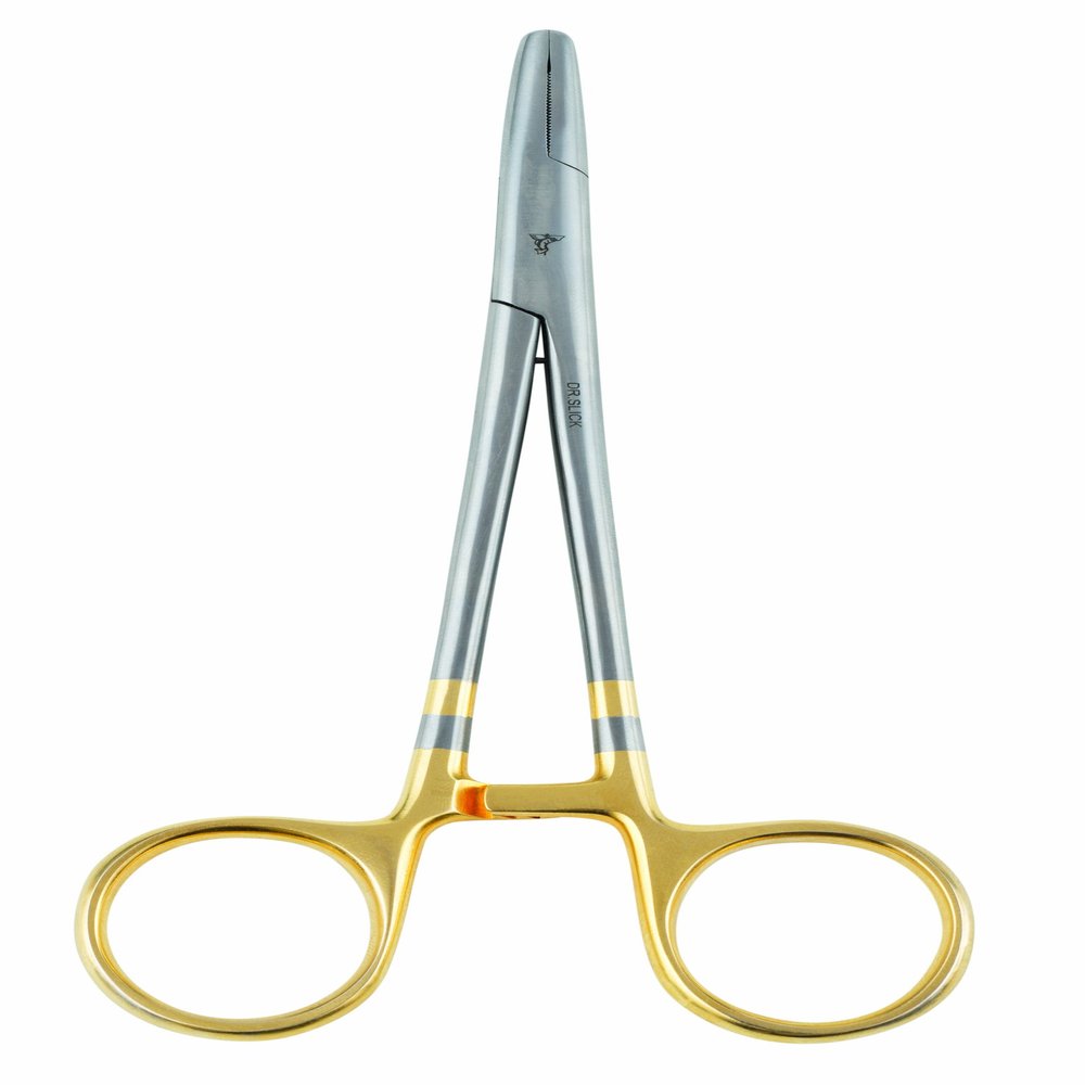 Dr. Slick Clamp, 7", Gold Loops, Curved