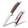 BEAR & SON Cowhand Lockback Lightweight Rosewood Folding Pocket Knife 3.75 Clip Point 440 Stainless Steel Blade Durable EDC Outdoor Hunting Camping Fishing Knife Classic Everyday Carry Tool view 1