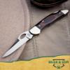 BEAR & SON Cowhand Lockback Lightweight Rosewood Folding Pocket Knife 3.75 Clip Point 440 Stainless Steel Blade Durable EDC Outdoor Hunting Camping Fishing Knife Classic Everyday Carry Tool view 2