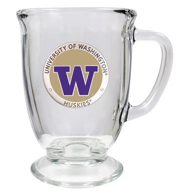 Heritage Pewter Washington Huskies 15 Ounce Coffee Mug | Mug for Coffee, Beverages | Intricately Crafted Metal Pewter Alma Mater Inlay