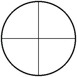 Single Cross Line Reticle RET 41, 19 mm