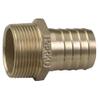 Perko 1-1/4" Pipe to Hose Adapter Straight Bronze MADE IN THE USA view 1