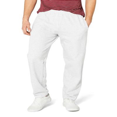Fruit Of The Loom Men's Open Hem Jog Relaxed Sports Trouser X-Large Heather Grey