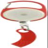 Golden Mean Pinion Reel *Line Cutter, Red view 2
