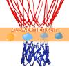 LAO XUE 2025 Upgraded Thickening Heavy Duty Basketball Net, Rainproof Sunscreen for All-Weather 21inches (6.88 Ounce) Standard Thick Nets,12 Loops for Indoor and Outdoor Replacement Net view 3