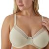 Bali Women's One Smooth U Ultra Illusion Neckline Underwire Bra, Light Beige, 40B view 4