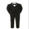 Unotux Boys Suits Black Bow Tie Vest Sets Tail Tuxedos Baby Toddlers Kids Teens (2T) view 1