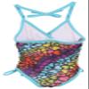 Pink Platinum Girls UV Protection Swimsuit with Bow - Black (Size 2T) view 2