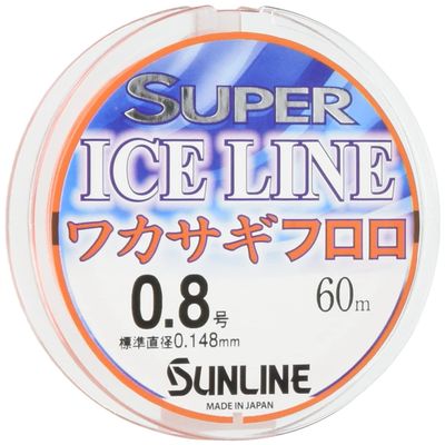 SUNLINE Fluorocarbon Line Super Ice Wakasagi 196.4 ft (60 m), No. 0.8