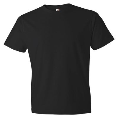 Anvil Men's Fashion-Fit Short Sleeve T-Shirt, Black, X-Large (Pack of 5)