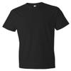 Anvil Men's Fashion-Fit Short Sleeve T-Shirt, Black, X-Large (Pack of 5) view 1