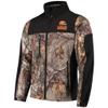 Dunbrooke Men's Realtree Camo/Black Cleveland Browns Circle Hunter Softshell Full-Zip Jacket view 2