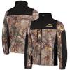 Dunbrooke Men's Realtree Camo/Black Los Angeles Chargers Circle Hunter Softshell Full-Zip Jacket view 1