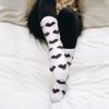 BambooMN - Women's (3 Pairs) Soft Warm Fuzzy Solid/Heart/Stripe Socks - Assortment FF view 4