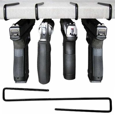 Ultimate Arms Gear Universal Revolver Pistol Gun Handgun Firearm Storage Shelf Rack Stand Holder Barrel Mount