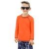 City Threads Boys Rashguard Swim Shirt UPF 50+ Soft Comfortable Durable Sun Protection Made in USA, Orange, 12-18 Months view 1