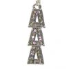 CHRISTIN silver plated crystal clip on earrings view 2