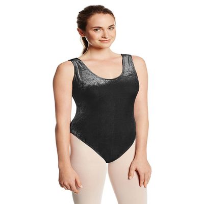 RG Costumes Women's Adult Velvet Leotard, Black, Medium