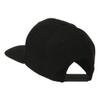 Canada Maple Leaf Embroidered Flat Bill Cap - Black OSFM view 3