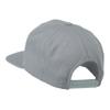 Canada Maple Leaf Embroidered Flat Bill Cap - Silver OSFM view 3