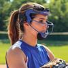 CHAMPRO womens The Grill Defensive Fielder's Protective Steel Frame Softball Face Mask , Scarlet, Adult view 3