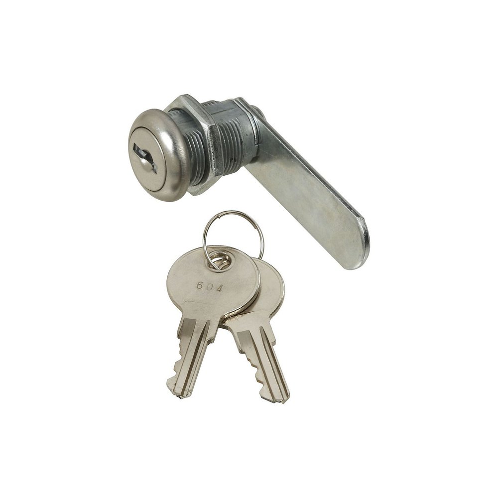 National Hardware VKA825 1/2 Door/Drawer Utility Lock - Polished Chrome