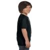 2-Pack Hanes ComfortSoft Youth Short Sleeve Tagless T-Shirt, Black, XS (5) view 4