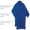 Hanes mens Short-sleeve Jersey Pocket (Pack of 2) polo shirts, Deep Royal, Large US view 4