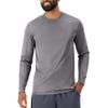 Hanes Men's Long Sleeve Cool Dri T-Shirt UPF 50+, XX-Large, 2 Pack ,Graphite view 2