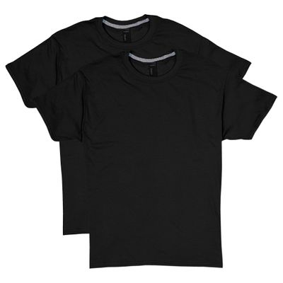 Hanes Men's 2 Pack X-Temp Performance T-Shirt, Black, Small