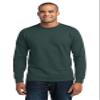 Port & Company Tall Long Sleeve 50/50 Cotton/Poly T-Shirt. PC55LST Dark Green view 1