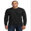 Port & Company Tall Long Sleeve 50/50 Cotton/Poly T-Shirt. PC55LST Jet Black view 1