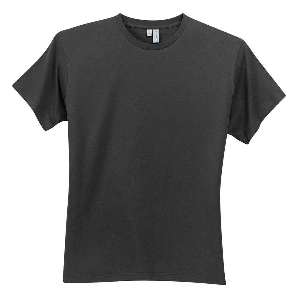 District Made Mens Perfect Weight Crew Tee. DT104 Charcoal